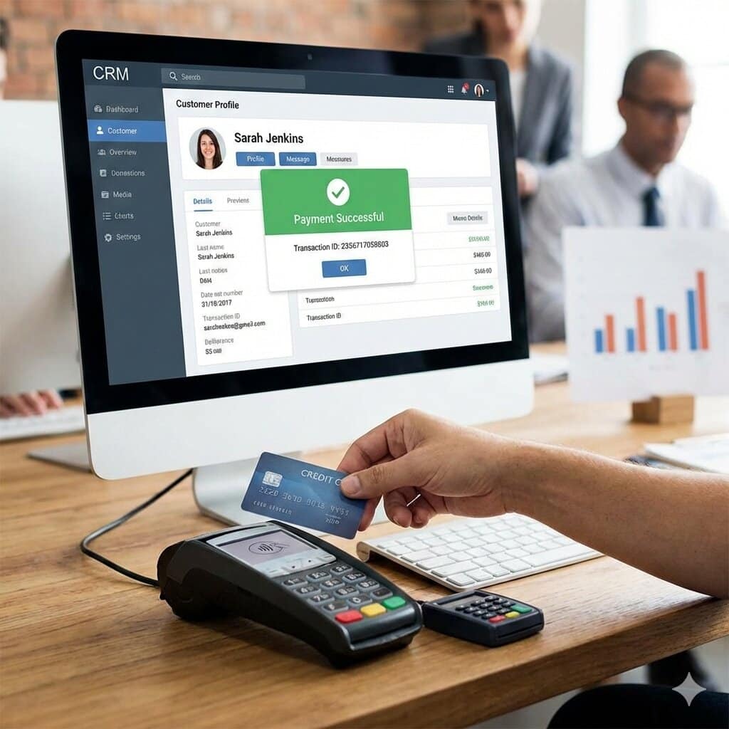 סליקת אשראי במערכת crm